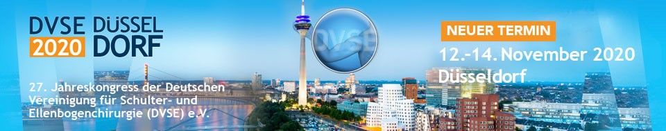 27. Jahreskongress der Deutschen Vereinigung f�r Schulter- und Ellenbogenchirurgie (DVSE) e. V.